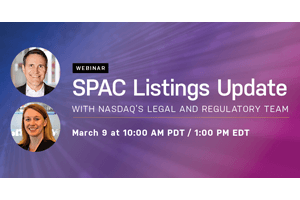 Nasdaq Listing Qualifications Webinar, Today at 1:00PM