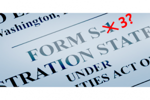 SEC Raises Questions on SPACs Use of Form S-3 Registration Statements